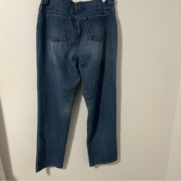 Gloria Vanderbilt Amanda Women’s Size 12 Straight Leg Jeans Everyday Casual - Picture 4 of 7